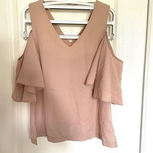 Off Shoulder V Neck Top